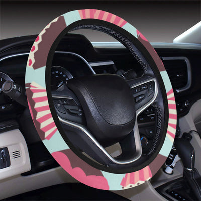 CupCake Print Pattern Steering Wheel Cover with Elastic Edge