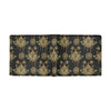 lotus Boho Pattern Print Design LO03 Men's ID Card Wallet