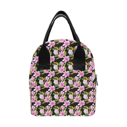 Magnolia Pattern Print Design MAG08 Insulated Lunch Bag