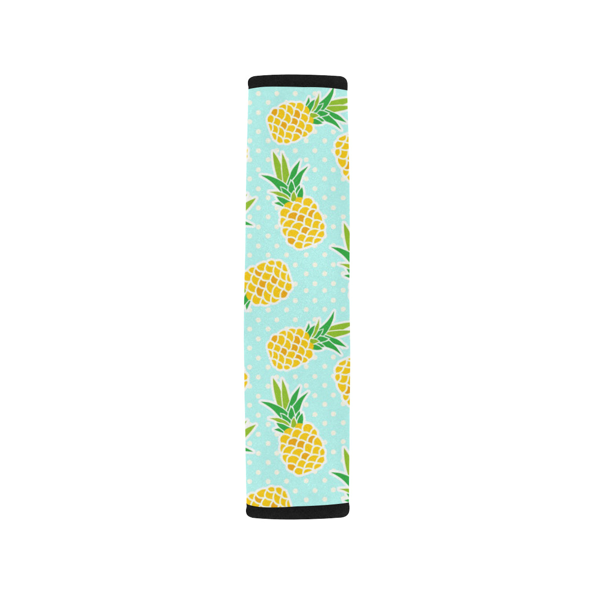 Pineapple Pattern Print Design PP01 Car Seat Belt Cover