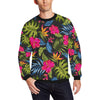 Bird Of Paradise Pattern Print Design BOP014 Men Long Sleeve Sweatshirt