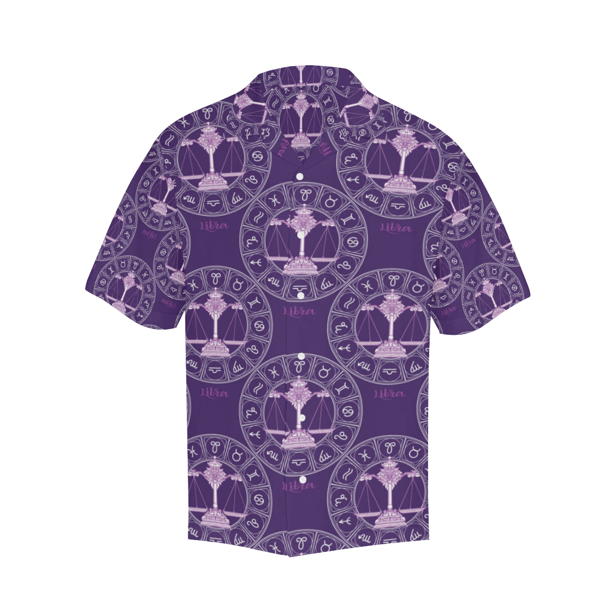 Libra Pattern Print Design 03 Men's Hawaiian Shirt