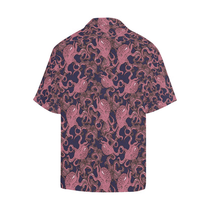 Octopus Pattern Print Design A03 Men's Hawaiian Shirt
