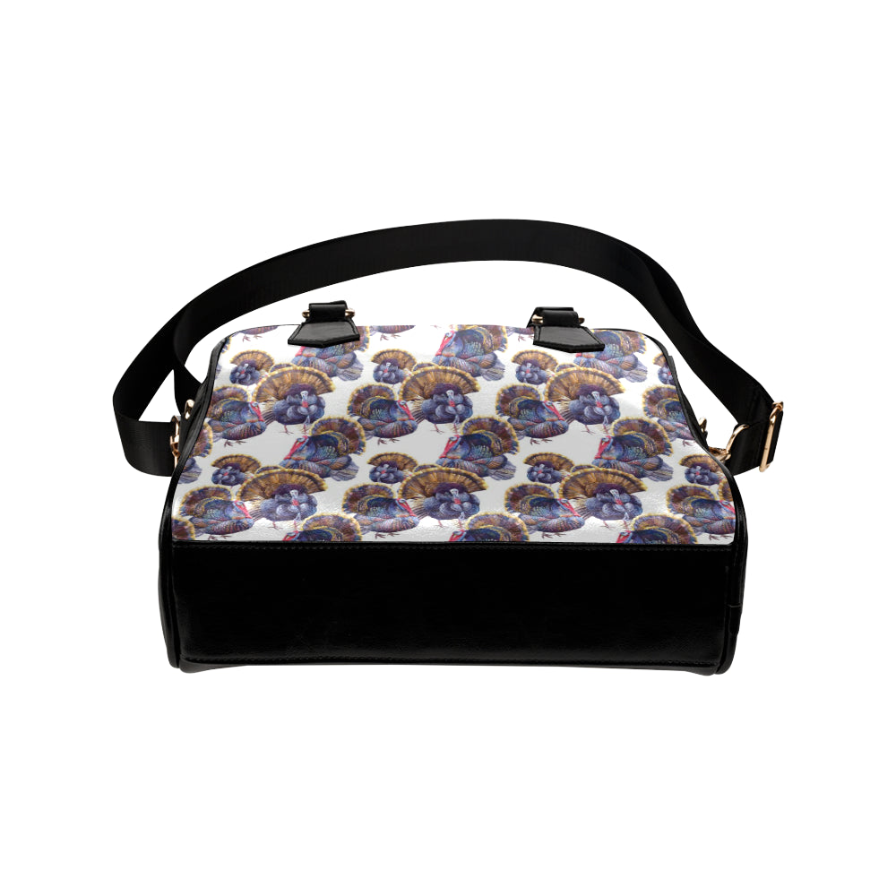 Turkey Pattern Print Design 01 Shoulder Handbag