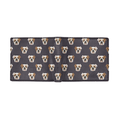 Bulldogs Pattern Print Design 03 Men's ID Card Wallet