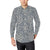 Elegant Floral Print Pattern Men's Long Sleeve Shirt