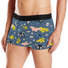 Monarch Butterfly Pattern Print Design 02 Men's Boxer Briefs