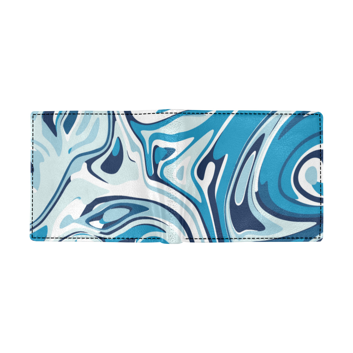 Liquid Pattern Print Design 05 Men's ID Card Wallet