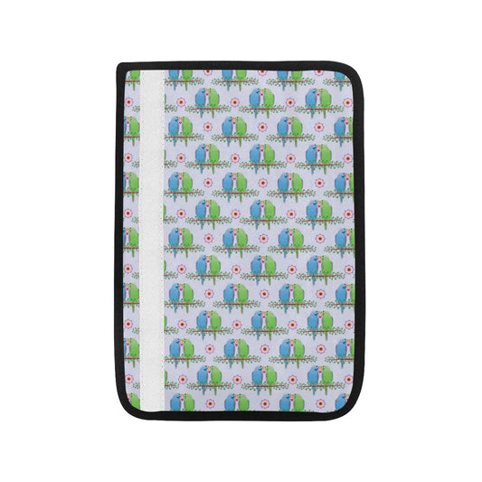 Budgerigar Pattern Print Design 05 Car Seat Belt Cover
