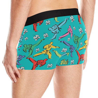 Judo Pattern Print Design 01 Men's Boxer Briefs