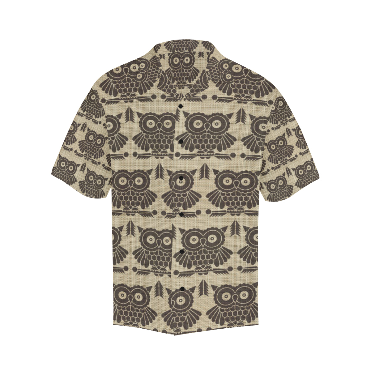 Owl Pattern Print Design A01 Men's Hawaiian Shirt