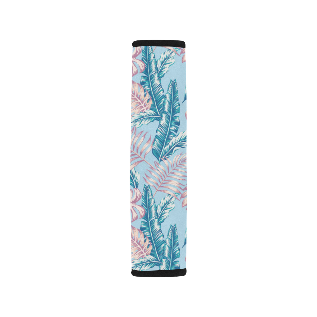 Tropical Flower Pattern Print Design TF01 Car Seat Belt Cover