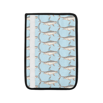 Swordfish Pattern Print Design 01 Car Seat Belt Cover