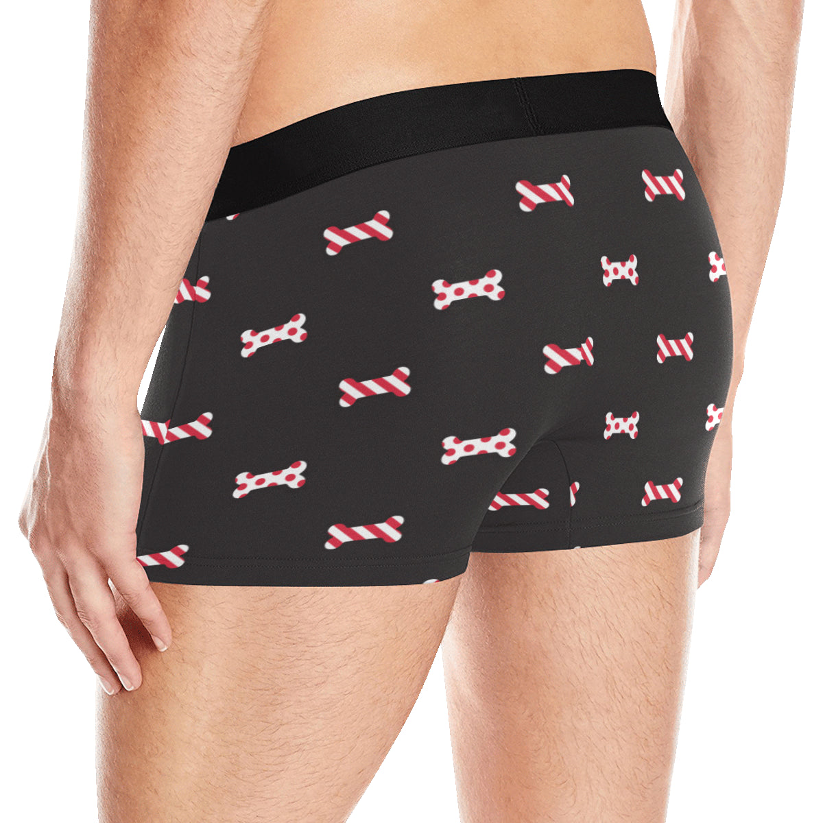 Dog Bone Pattern Print Design 04 Men's Boxer Briefs