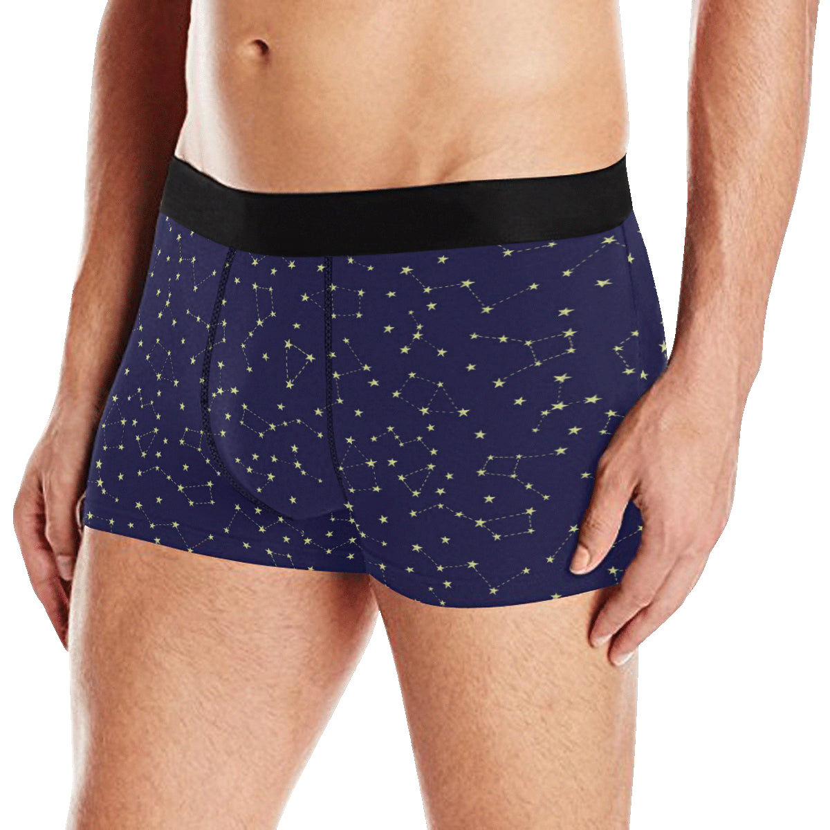 Constellation Pattern Print Design 02 Men's Boxer Briefs