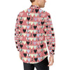 Chihuahua Pattern Print Design 01 Men's Long Sleeve Shirt