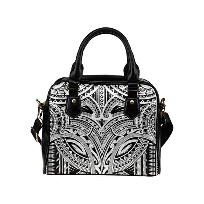 Maori Pattern Print Design 06 Shoulder Handbag