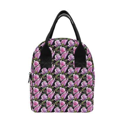 Magnolia Pattern Print Design MAG011 Insulated Lunch Bag