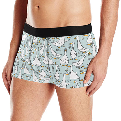 Goose Pattern Print Design 03 Men's Boxer Briefs