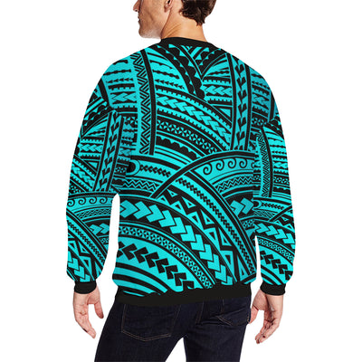 Polynesian Tribal Men Long Sleeve Sweatshirt