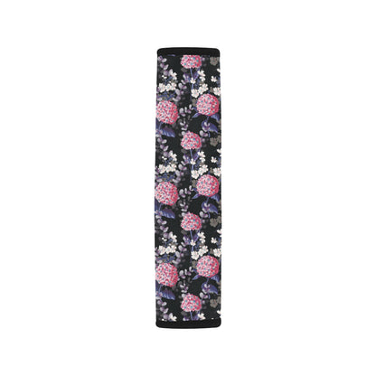Hydrangea Pattern Print Design HD04 Car Seat Belt Cover