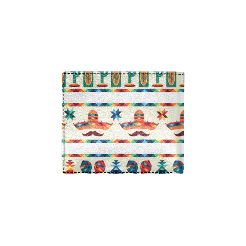 Maracas Mexican Pattern Print Design 01 Men's ID Card Wallet