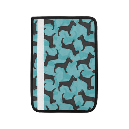 Schnauzers Pattern Print Design A01 Car Seat Belt Cover