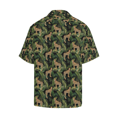 Cheetah Pattern Print Design 05 Men's Hawaiian Shirt