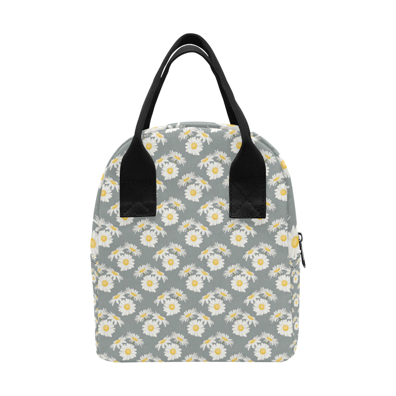 Daisy Pattern Print Design DS09 Insulated Lunch Bag