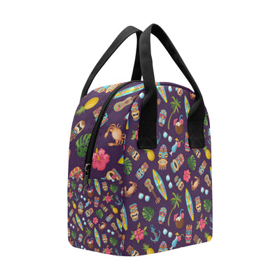 Hawaiian Themed Pattern Print Design H024 Insulated Lunch Bag