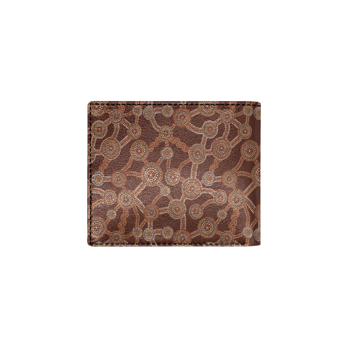 Aboriginal Pattern Print Design 03 Men's ID Card Wallet