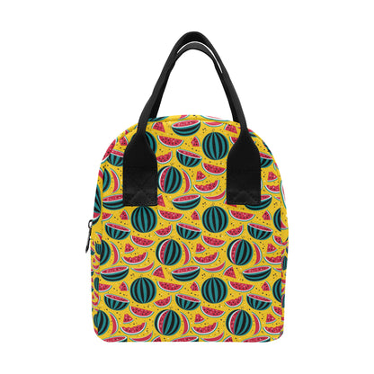 Watermelon Pattern Print Design WM02 Insulated Lunch Bag