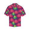 Lotus Pattern Print Design 02 Men's Hawaiian Shirt