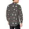 Cactus Pattern Print Design 03 Men's Long Sleeve Shirt