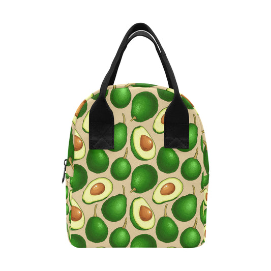 Avocado Pattern Print Design AC010 Insulated Lunch Bag