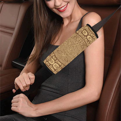 Mayan Pattern Print Design 01 Car Seat Belt Cover