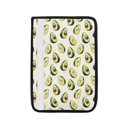Avocado Pattern Print Design 01 Car Seat Belt Cover