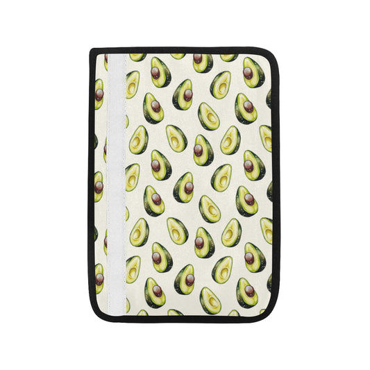 Avocado Pattern Print Design 01 Car Seat Belt Cover