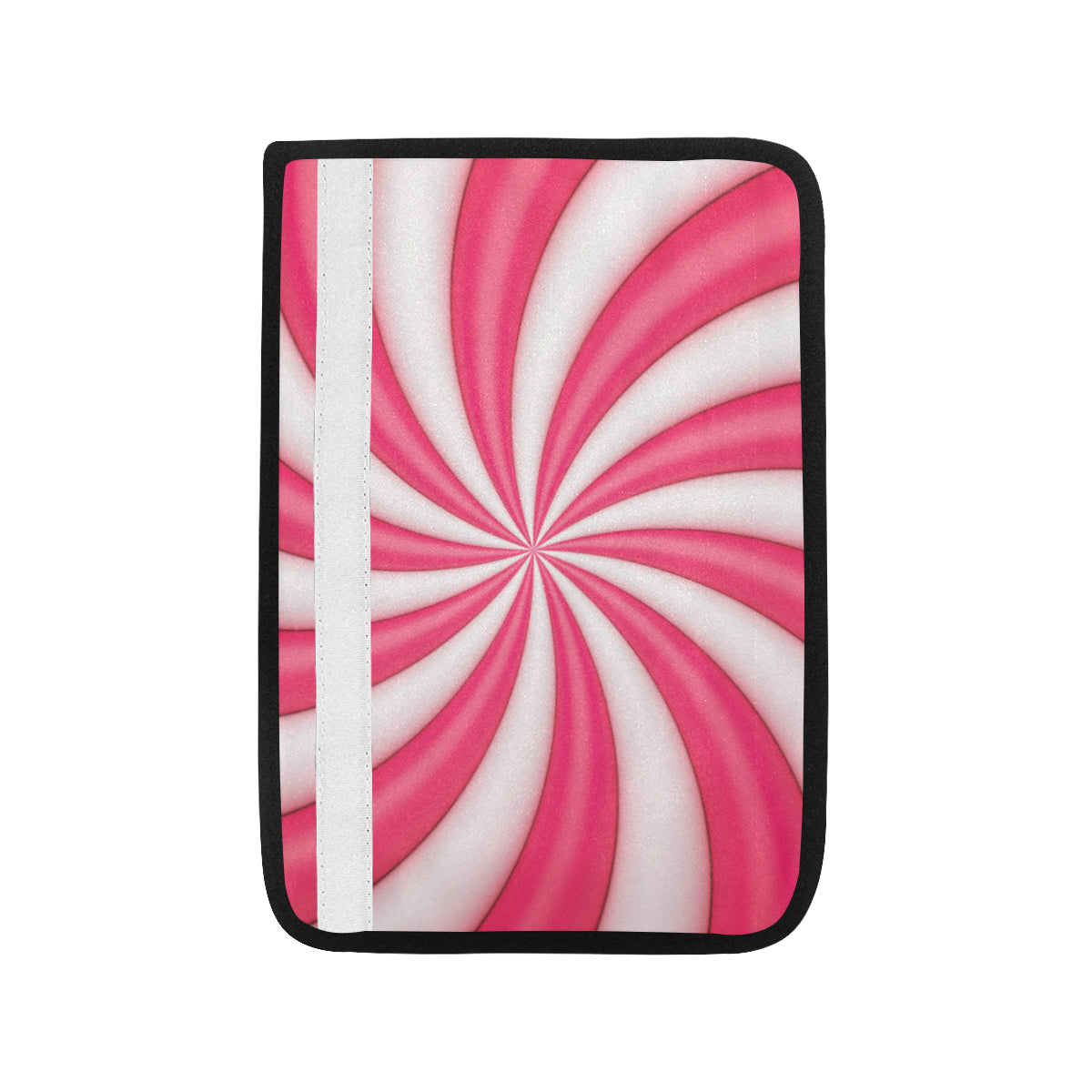 Vortex Twist Swirl Candy Print Car Seat Belt Cover