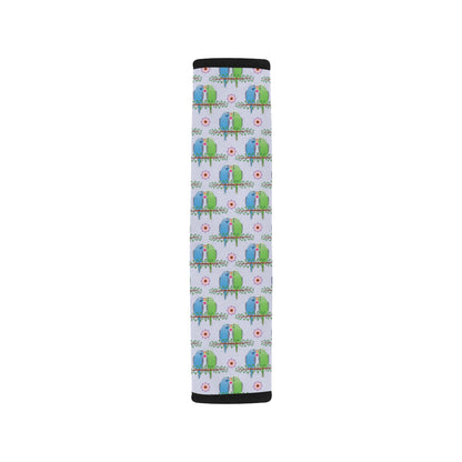 Budgerigar Pattern Print Design 05 Car Seat Belt Cover