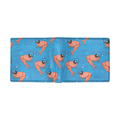 Prawn Cute Pattern Print Design 03 Men's ID Card Wallet