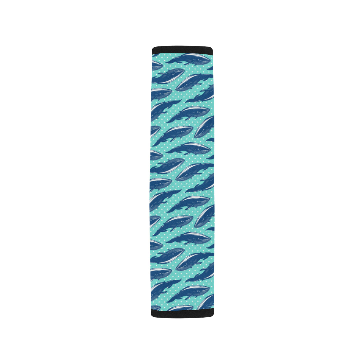Whale Polka Dot Design Themed Print Car Seat Belt Cover