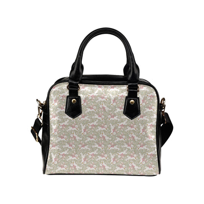 Bunny Pattern Print Design 06 Shoulder Handbag