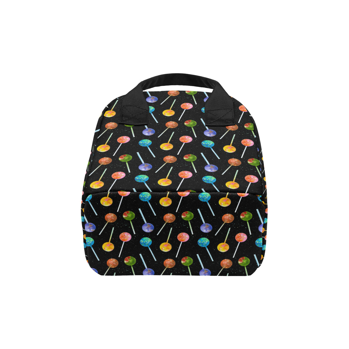 Lollipop Pattern Print Design LL04 Insulated Lunch Bag
