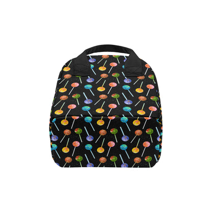 Lollipop Pattern Print Design LL04 Insulated Lunch Bag