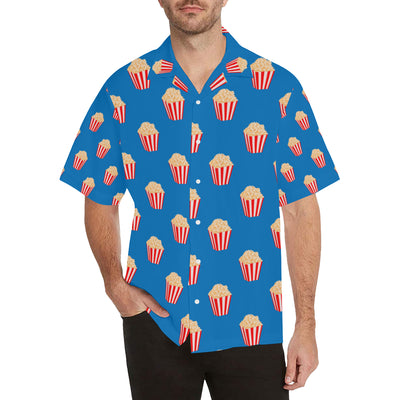 Popcorn Pattern Print Design A04 Men's Hawaiian Shirt