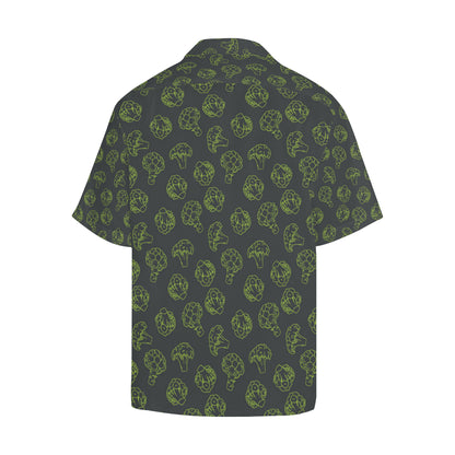 Broccoli Pattern Print Design 01 Men's Hawaiian Shirt