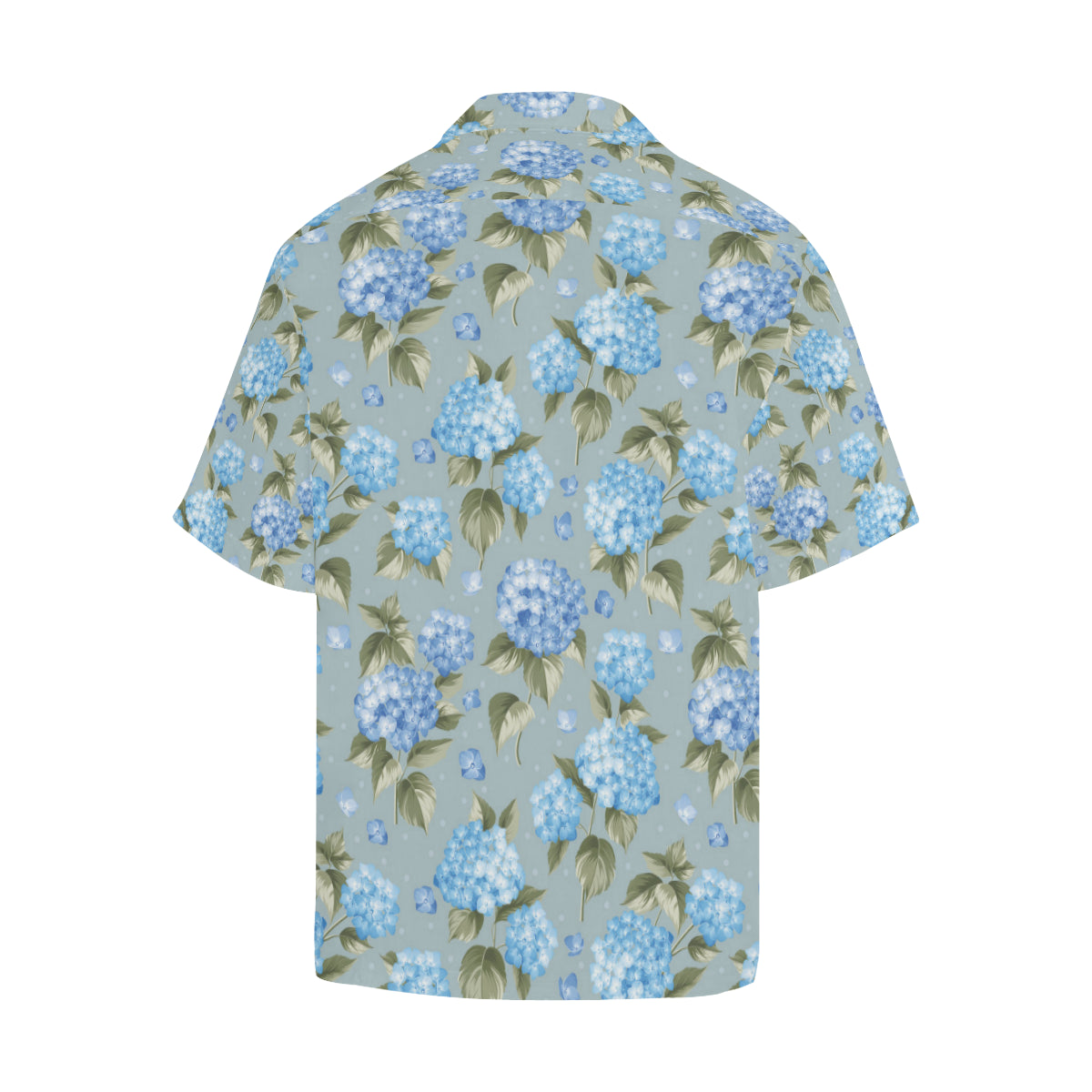 Hydrangea Pattern Print Design 01 Men's Hawaiian Shirt