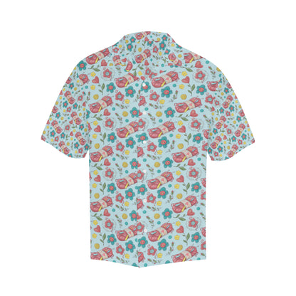 Crochet Pattern Print Design 01 Men's Hawaiian Shirt