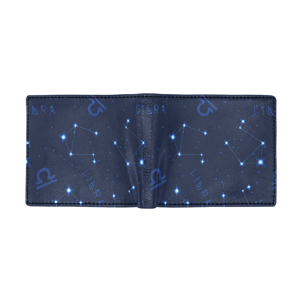 Libra Pattern Print Design 04 Men's ID Card Wallet